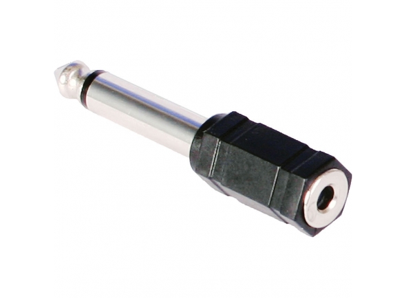 Egitana Adaptador 3.5mm mono jack fêmea 6.3mm mono jack Egitana Adaptador 3.5mm mono jack fêmea 6.3mm mono jack